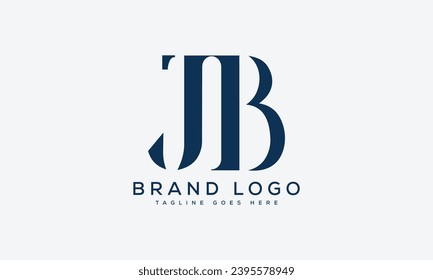 Buchstabe JB Logo Design Vektordesign Vorlage Design für Marke.