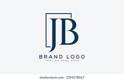 letter JB logo design vector template design for brand.