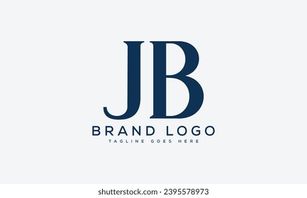 letter JB logo design vector template design for brand.