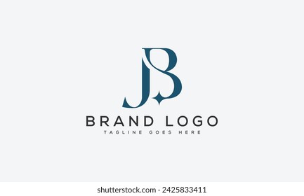 letter JB logo design vector template design for brand.