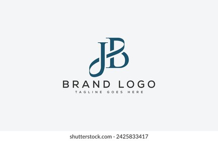 Diseño de la plantilla del vector del diseño del logotipo de la letra JB para la marca.