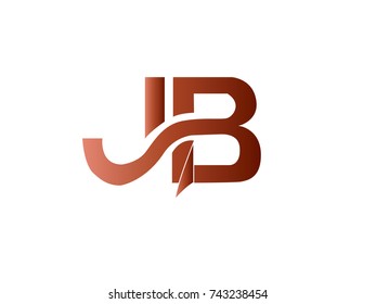 letter J,B logo vector