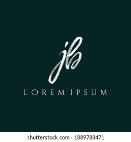 Letter JB luxury logo design vector