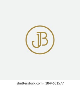 Letter JB monogram logo design
