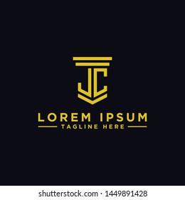 Letter JC Initial icon / Monogram.- Vector inspiration logo design - Vector