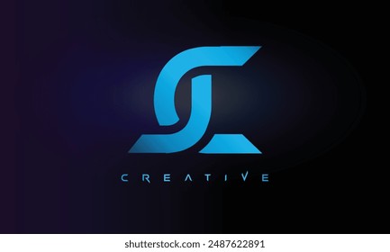 Letter JC logo design creative custom clean two alphabet logo
