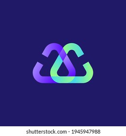 letter JC logo. j logo or c logo. editable and easy to custom