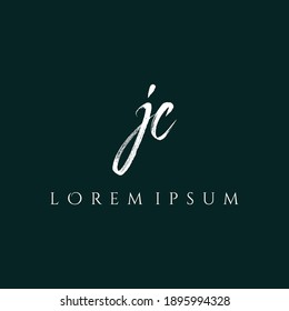 Letter JC luxury logo design vector