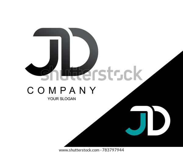 Letter Jd Logo Icon Design Template Stock Vector (royalty Free) 783797944