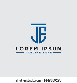 Letter JE Initial icon / Monogram.- Vector inspiration logo design - Vector