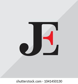 Letter JE Logo