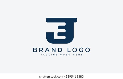 letter JE logo design vector template design for brand.