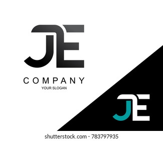 Letter JE Logo Icon Design Template Element