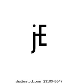 Letter JE Monogram logo design