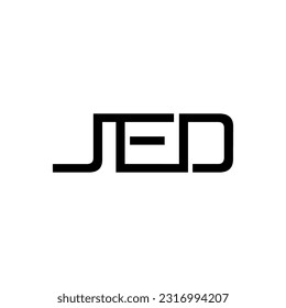 Letter JED Monogram logo design