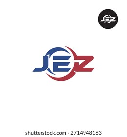 Letter JEZ Logo Initial Monogram Lettermark Acronym