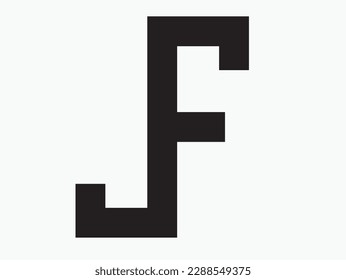 Letter JF Logo Icon Design Template Element