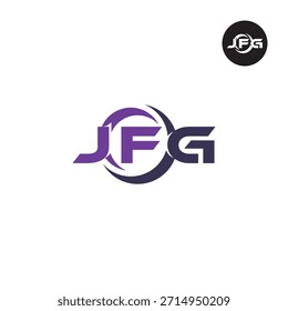 Letter JFG Logo Initial Monogram Lettermark Acronym