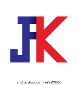 letter jfk logo icon design template elements