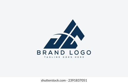 letter JG logo design vector template design for brand.