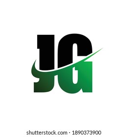 Letter JG simples Logo-Design, Vektorgrafik