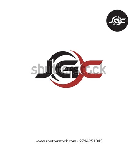 Letter JGC Logo Initial Monogram Lettermark Acronym