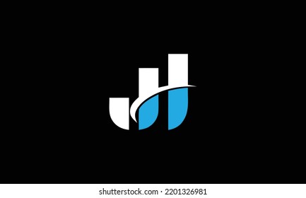  Logotipo de la carta JH, vectores de iconos del logotipo de jh para empresas 