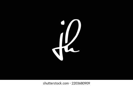  Letter JH Luxury Logo Design Collection 