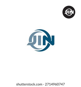 Letra JIM Logo Monograma Inicial Lettermark Acrônimo