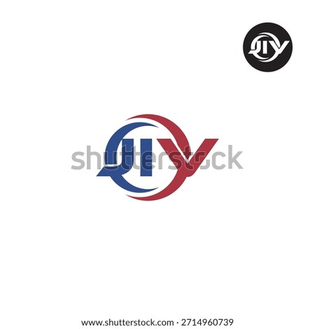 Letter JIV Logo Initial Monogram Lettermark Acronym