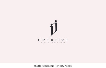 Letter JJ logo design template vector illustration