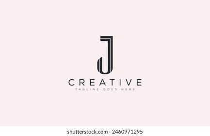 Letter JJ logo design template vector illustration