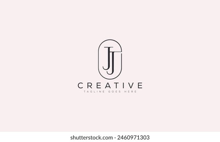 Letter JJ Logo Design Vorlage Vektorillustration