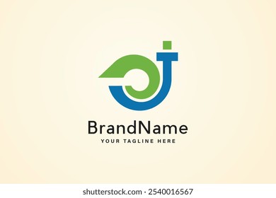 Letter JJ Logo design template