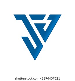 Letter JJ Triangle Logo Design