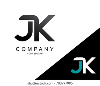 Letter JK Logo Icon Design Template Element