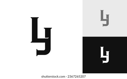 Letra JL diseño inicial del logotipo del monograma