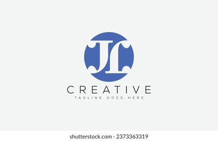 Letter JL logo design template vector illustration