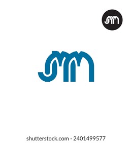 Letter JMM Monogram Logo Design