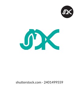 Letter JMX Monogram Logo Design