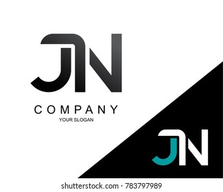 Letter JN Logo Icon Design Template Element