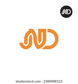Letter JND Monogram Logo Design