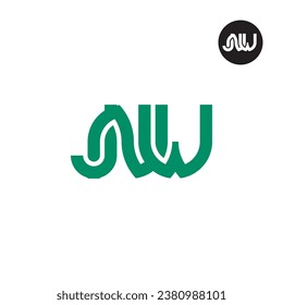 Letter JNW Monogram Logo Design