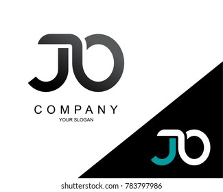 Letter JO Logo Icon Design Template Element