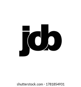 Letter job simple monogram logo design vector