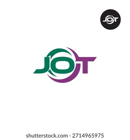 Letter JOT Logo Initial Monogram Lettermark Acronym