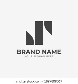Letter JR J R Monogram logo vector template suitable for personal logo, fashion, beauty, or jewelry brand