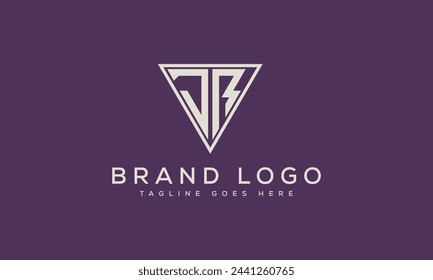 letter JR logo design vector template design for brand.