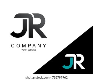 Letter JR Logo Icon Design Template Element