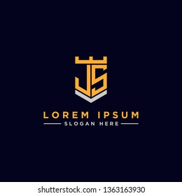Letter JS Initial icon / logo design Monogram inspiration. - vector